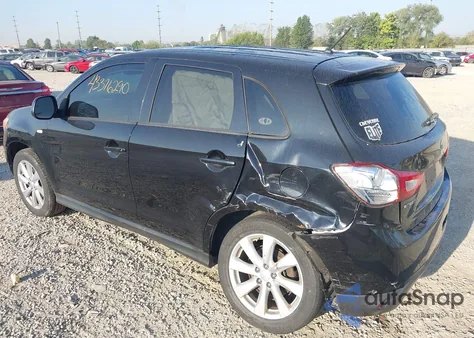 2014 Mitsubishi Outlander Sport Es из США, поврежденный, VIN 4A4AP3AU0EE030184